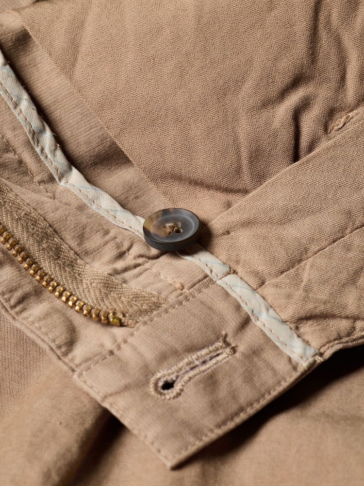 PS Paul Smith Natural Double Pleat Relaxed Fit Trousers - Image 13 of 13 PS Paul Smith Natural Double Pleat Relaxed Fit Trousers - Image 13 of 13
