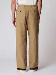 PS Paul Smith Natural Double Pleat Relaxed Fit Trousers - Image 5 of 13