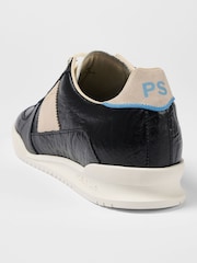 PS Paul Smith Black Contrast Panel Leather Trainers - Image 10 of 10