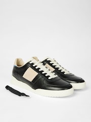 PS Paul Smith Black Contrast Panel Leather Trainers - Image 7 of 10