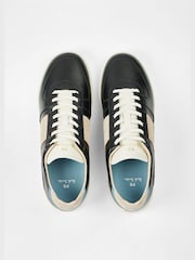 PS Paul Smith Black Contrast Panel Leather Trainers - Image 8 of 10