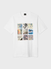 PS Paul Smith White Scenic Graphic T-Shirt - Image 5 of 6