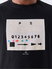 PS Paul Smith Black Casette Graphic T-Shirt - Image 4 of 4