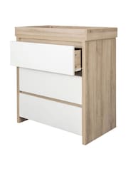 Tutti Bambini White Oak Modena Nursery Chest Changer - Image 3 of 5