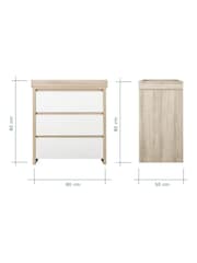 Tutti Bambini White Oak Modena Nursery Chest Changer - Image 5 of 5