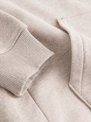 নিরপেক্ষ মার্ল - নিয়মিত ফিট - হেভিওয়েট cotton রিচ Jersey Hoodie - 8এর মধ্যে 8 ছবি