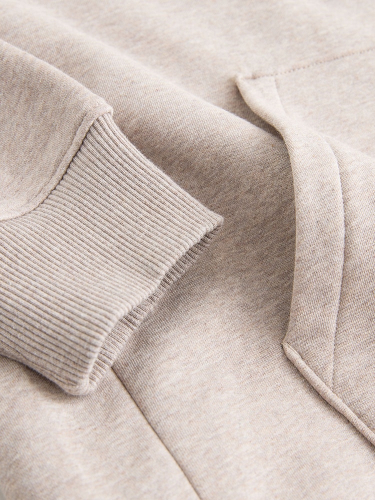 নিরপেক্ষ মার্ল - নিয়মিত ফিট - হেভিওয়েট cotton রিচ Jersey Hoodie - 8এর মধ্যে 8 ছবি