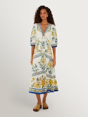 Farm Rio Emily Floral Tapestry Maxi Dress - Imagen 1 de 4