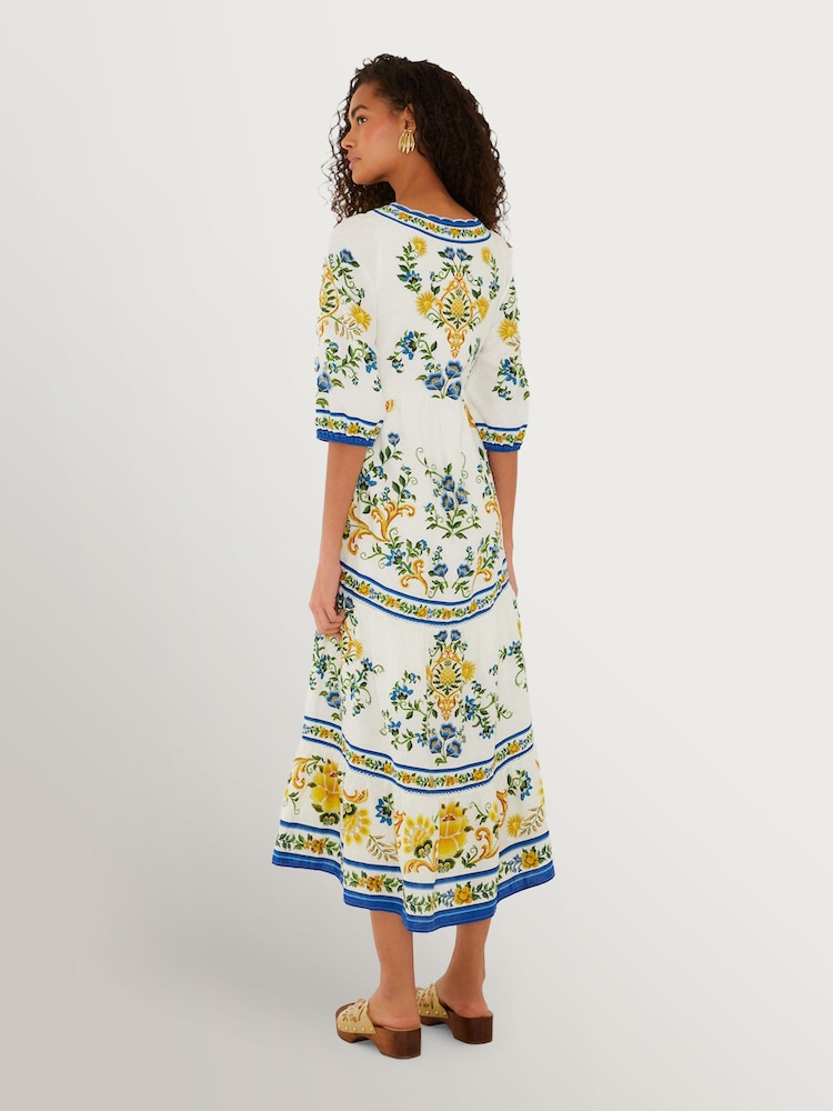 Farm Rio Emily Floral Tapestry Maxi Dress - Imagen 2 de 4