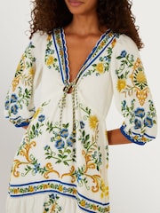 Farm Rio Emily Floral Tapestry Maxi Dress - Imagen 4 de 4