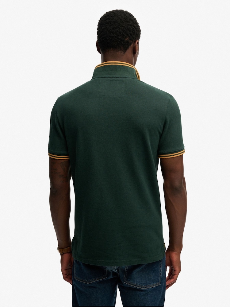 Superdry Vintage Athletic Patch Polo Shirt - تصویر 2 از 7