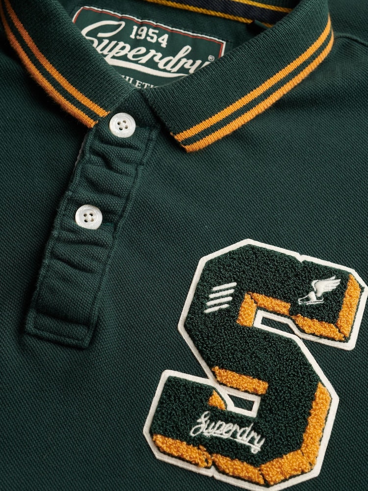 Superdry Vintage Athletic Patch Polo Shirt - تصویر 7 از 7