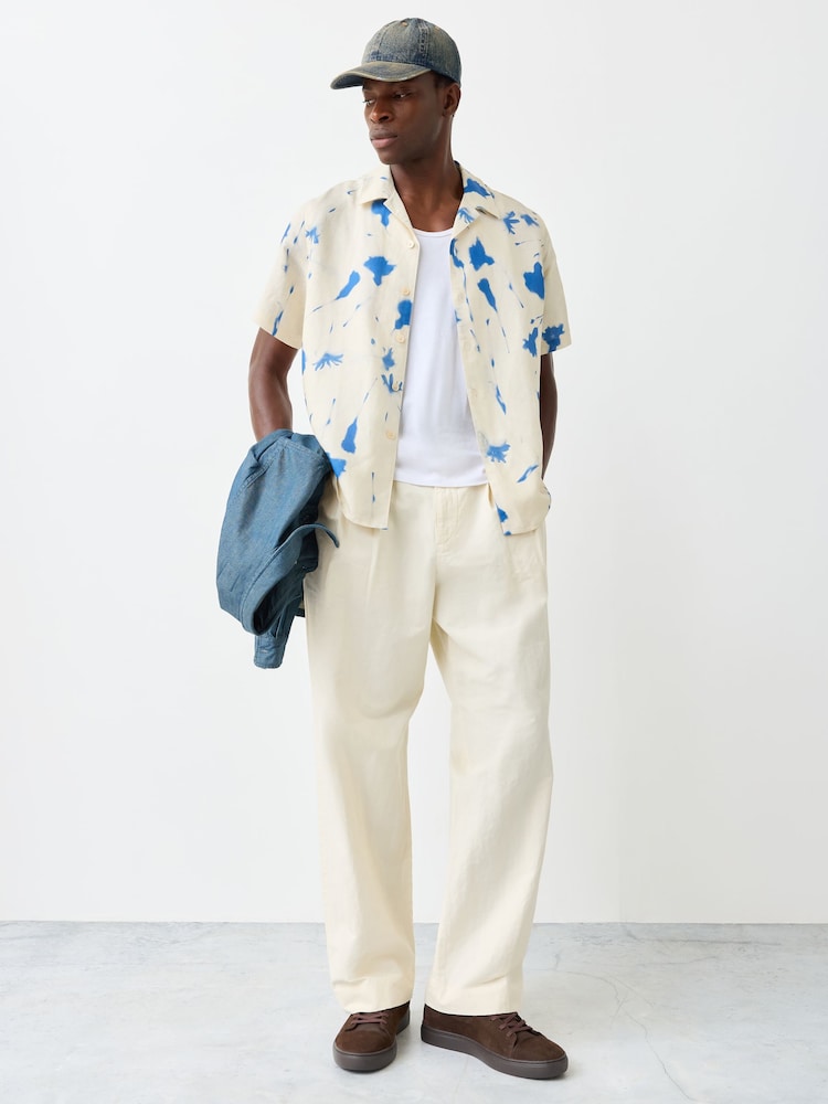 Weiß - PS Paul Smith Relaxed-Fit-Hose mit Doppelbundfalte - Bild 2 von 9
