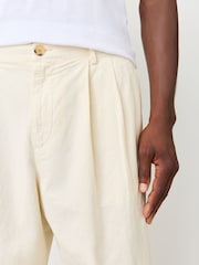 Weiß - PS Paul Smith Relaxed-Fit-Hose mit Doppelbundfalte - Bild 4 von 9