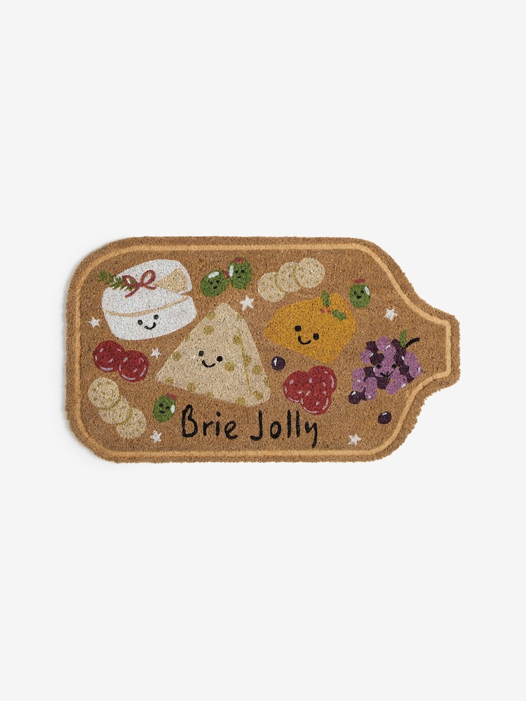 Natural Shaped Cheeseboard Coir Doormat - Image 5 of 5 Natural Shaped Cheeseboard Coir Doormat - Image 5 of 5
