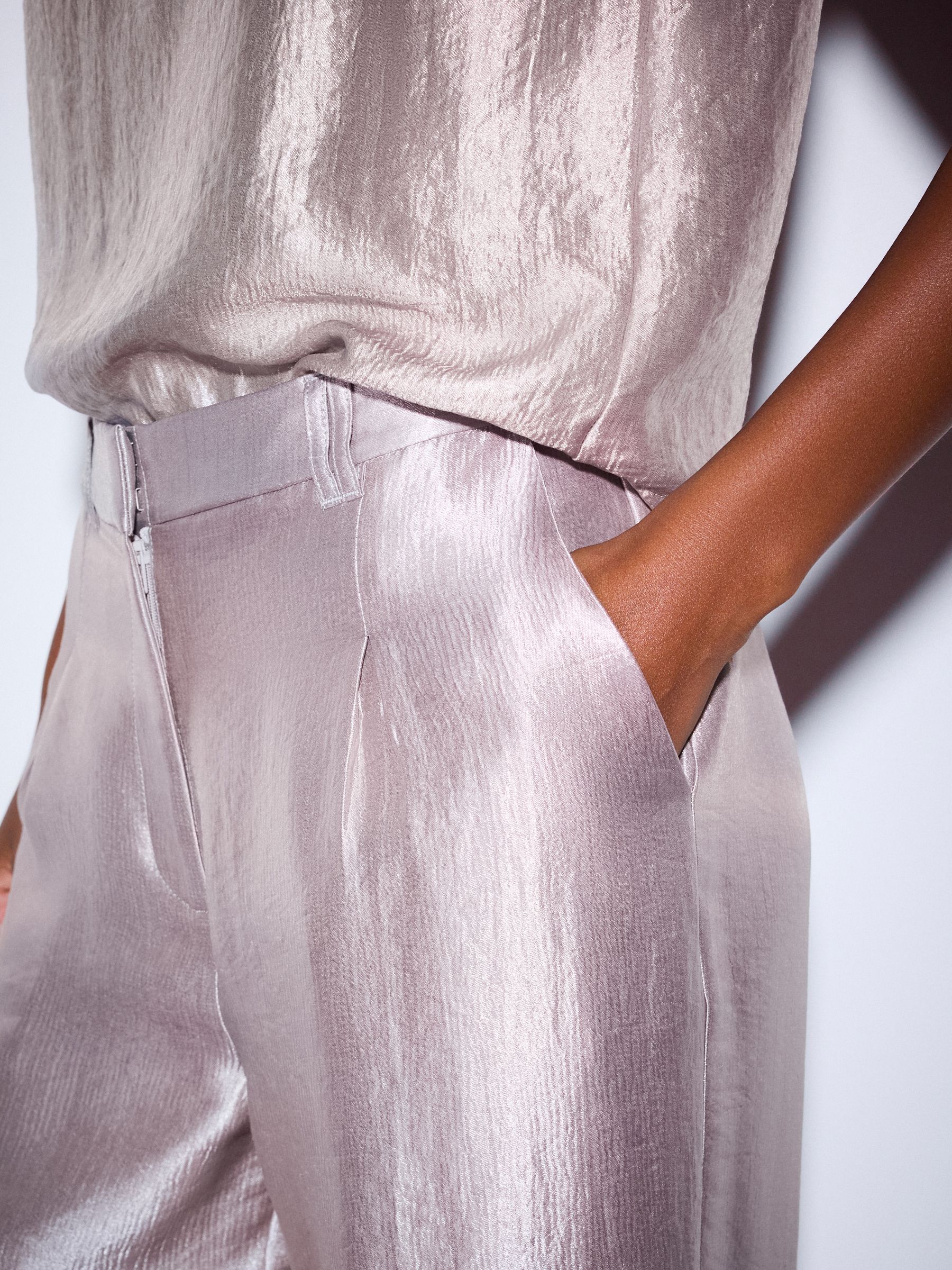 Next：日本 シルバー - Super Wide Trousers from Next Japan