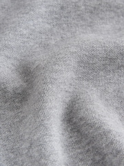 Grey Henley Cosy Knit Long Sleeve Jumper - Image 8 of 8