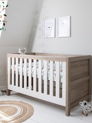 Tutti Bambini White Oak 2 Piece Modena Nursery Furniture Set - Image 1 of 6