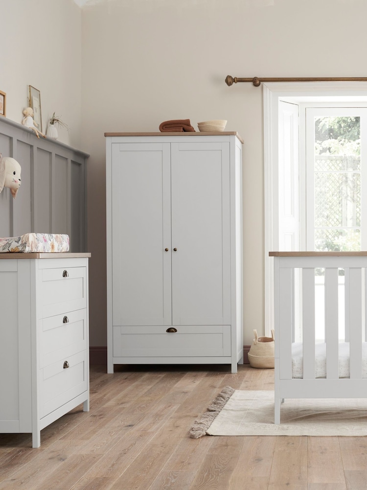 Tutti Bambini White Oak 3 Piece Verona Nursery Furniture Set - Image 1 of 12