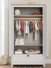 Tutti Bambini White Oak 3 Piece Verona Nursery Furniture Set - Image 8 of 12