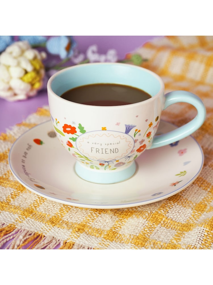 Widdop Cream Cup & Saucer Friends - Image 2 of 3