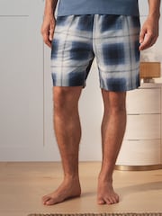 Blue Cosy Short Sleeve Jersey Pyjamas Set - Image 3 of 7