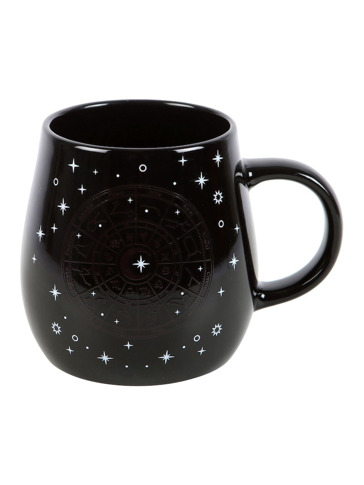 Something Different Black Astrology Wheel Heat Change Mug - Image 4 of 4