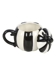 Something Different Black Striped Pumpkin Lidded Mug - Image 3 of 5