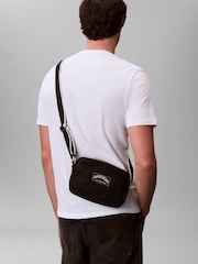 Calvin Klein Black Coated Fabric Cross-Body Bag - Image 1 of 4