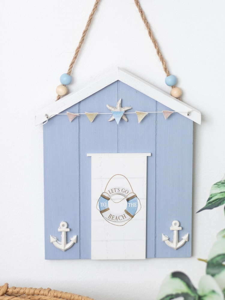Something Different Blue Life Ring Beach Hut Hanging Decoration - Image 1 of 3
