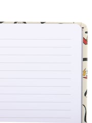 Something Different White Retro 80s Print A5 Notebook - Image 5 of 5