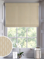 Flax Natural Piet Made to Measure Roman Blinds - Image 1 of 6