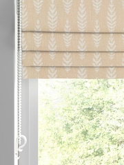 Flax Natural Piet Made to Measure Roman Blinds - Image 2 of 6