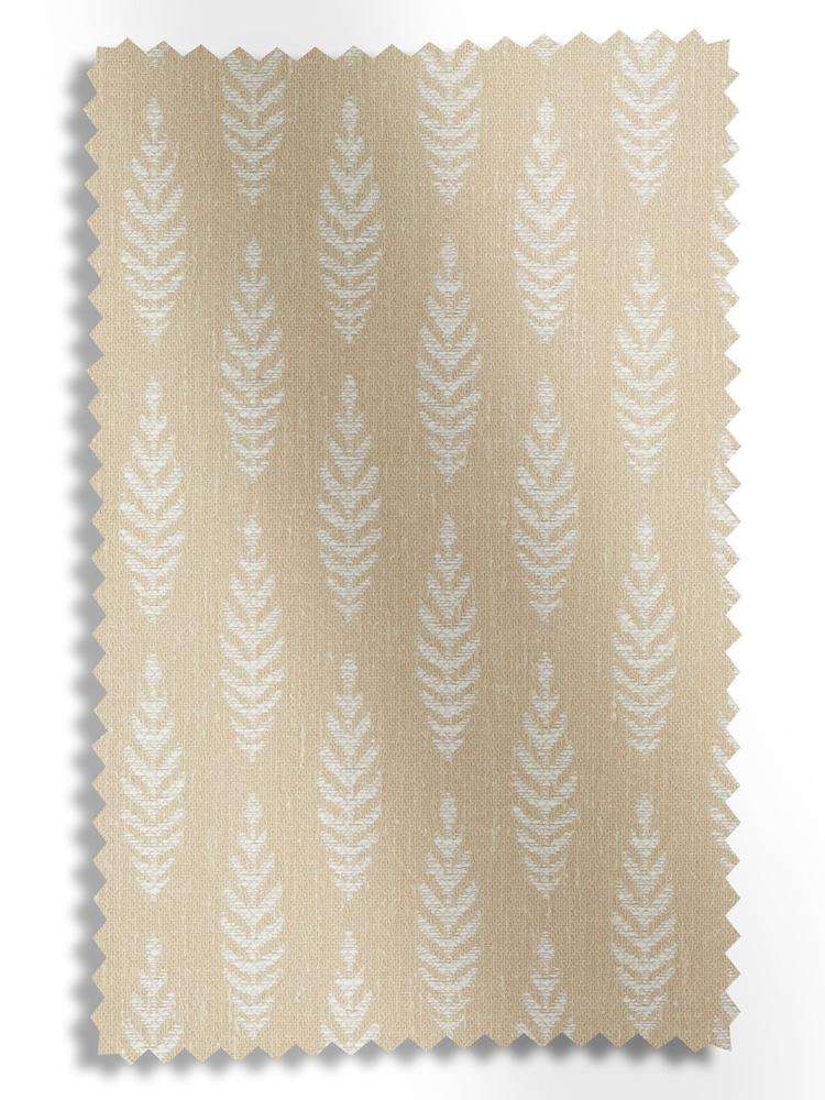 Flax Natural Piet Made to Measure Roman Blinds - Image 6 of 6