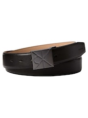 Calvin Klein Black Woven Metal Buckle Belt - Image 1 of 3