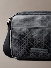 Calvin Klein Black Coated Fabric Cross-Body Bag - Image 3 of 5