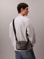 Calvin Klein Black Coated Fabric Cross-Body Bag - Image 5 of 5