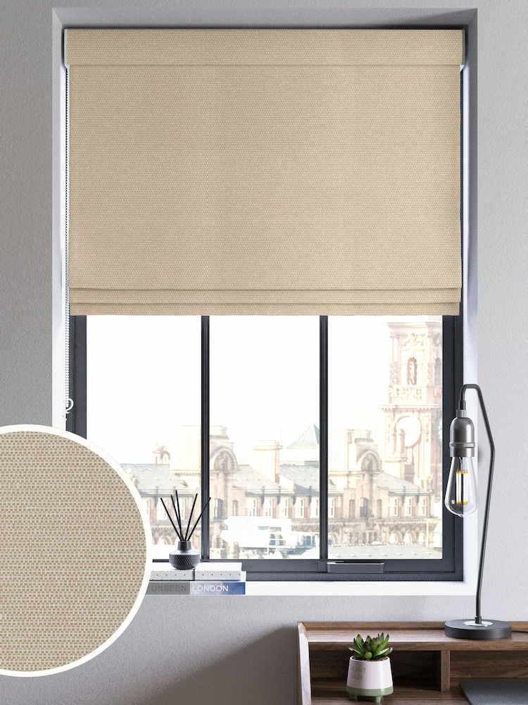 Natural Tabby Made to Measure Roman Blinds - Image 1 of 6