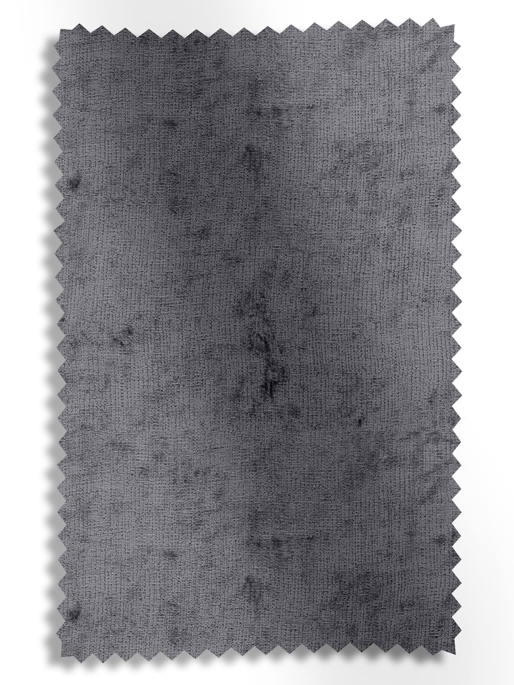 Charcoal Grey Plush Chenille Made to Measure Roman Blind - Image 6 of 6