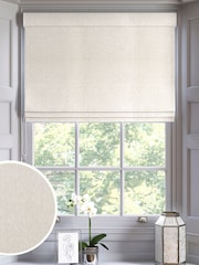 Oyster Abeille Made to Measure Roman Blinds - Image 1 of 6