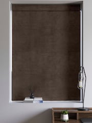 Mink Brown Mohair Made to Measure Roman Blind - Image 5 of 6