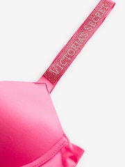 Victoria's Secret Bombshell Pink Lightly Lined Demi Shine Strap Bra - Image 3 of 3