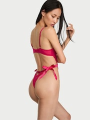 Victoria's Secret Vibrant Fuschia Pink Unlined Lace Balcony Bodysuit - Image 2 of 2
