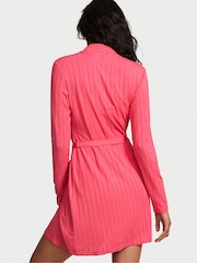 Victoria's Secret Wild Watermelon Red  Modal Ultra Fine Short Robe - Image 2 of 3