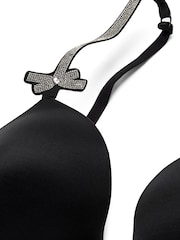 Victoria's Secret Black Shine Bow Push Up Corset Top - Image 3 of 3