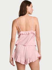 Victoria's Secret Chalk Rose Pink Modal Flutter Cami Short Set - Image 2 of 2