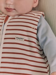 Rust Stripe 2.5 Tog Removable Sleeve Sleep Bag - Image 2 of 2