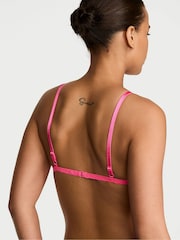 Victoria's Secret Bombshell Pink Lace Triangle Bralette - Image 2 of 2