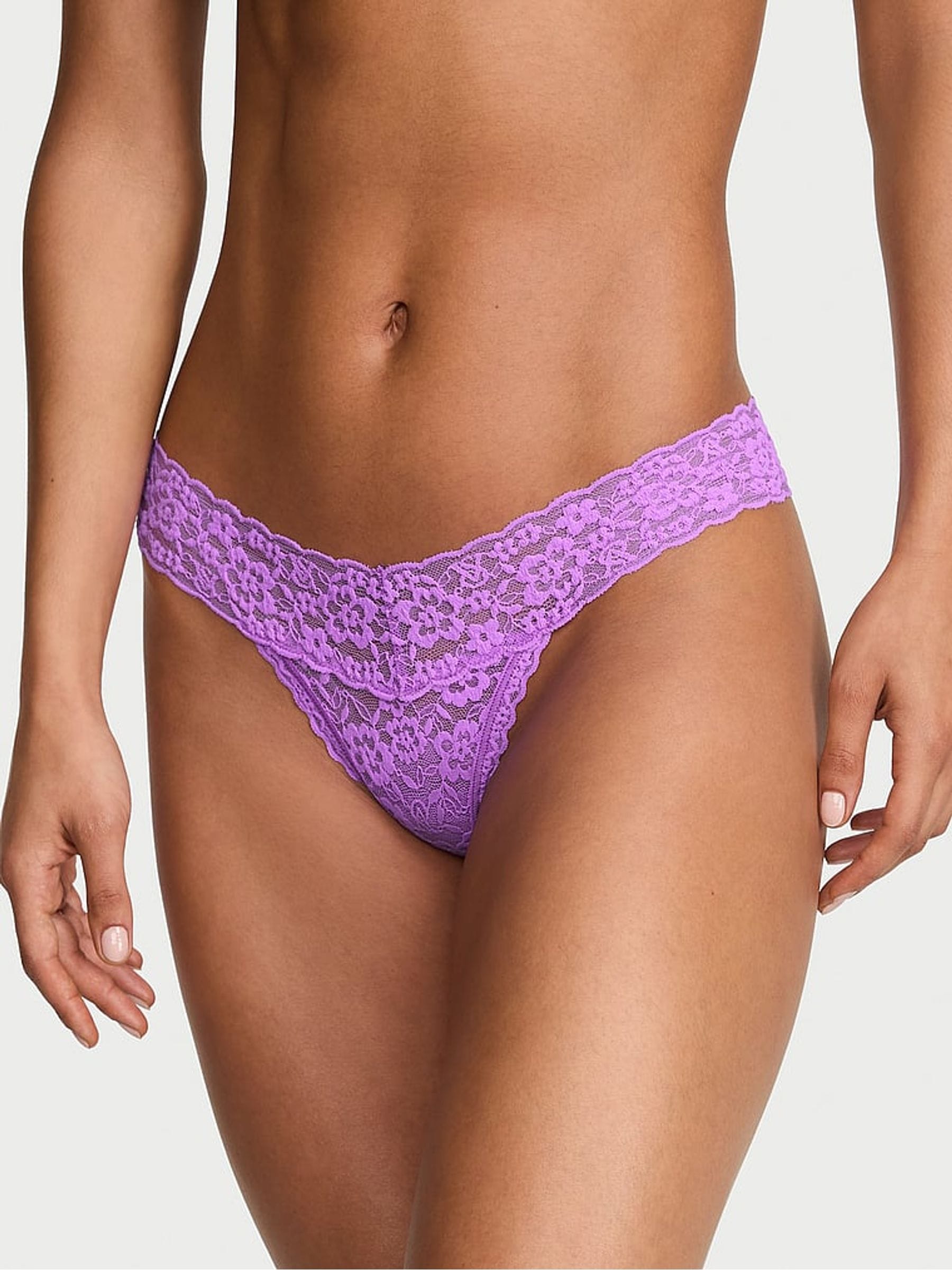 Victoria's Secret Ultra Violet Purple Thong Knickers