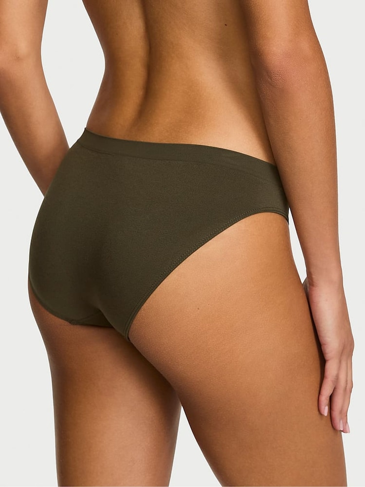 Victoria's Secret Olive Green Bikini Knickers - Image 2 of 2 Victoria's Secret Olive Green Bikini Knickers - Image 2 of 2